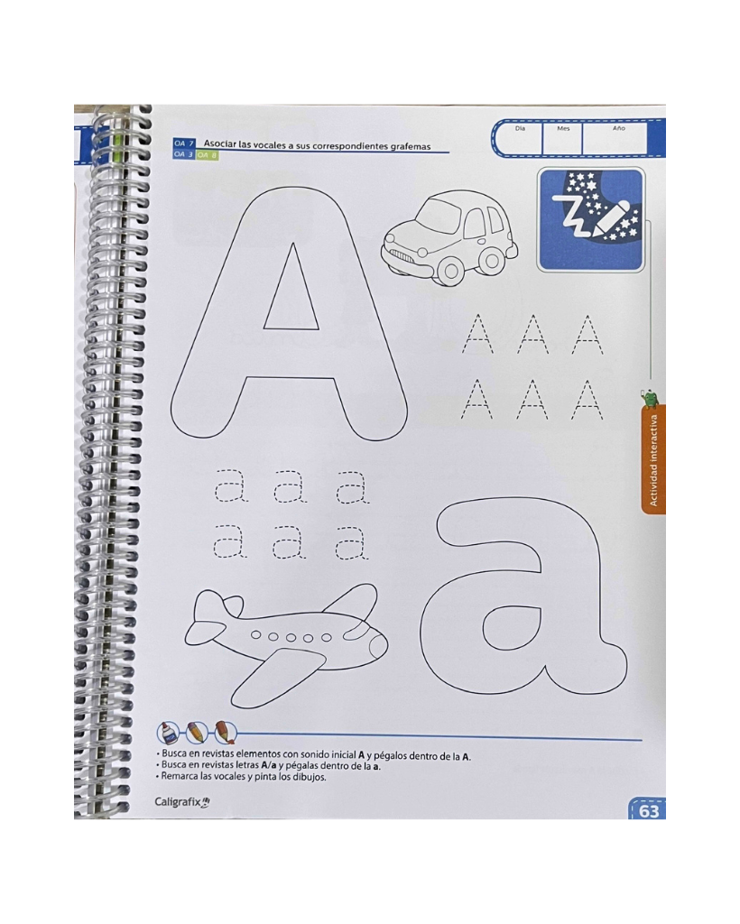 Trazos y letras Nº2 (5 años)