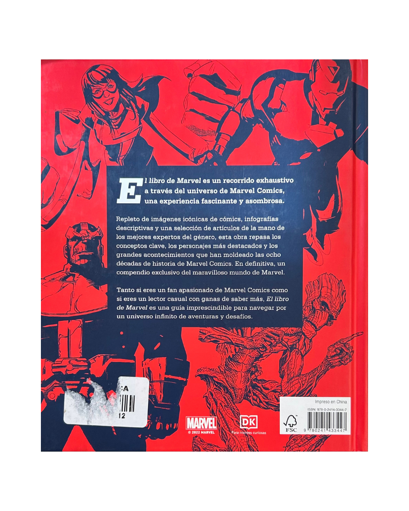 Libro de Marvel