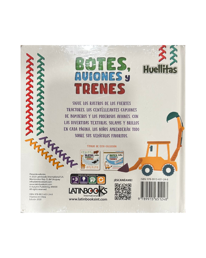 Botes, aviones y trenes- Huellitas